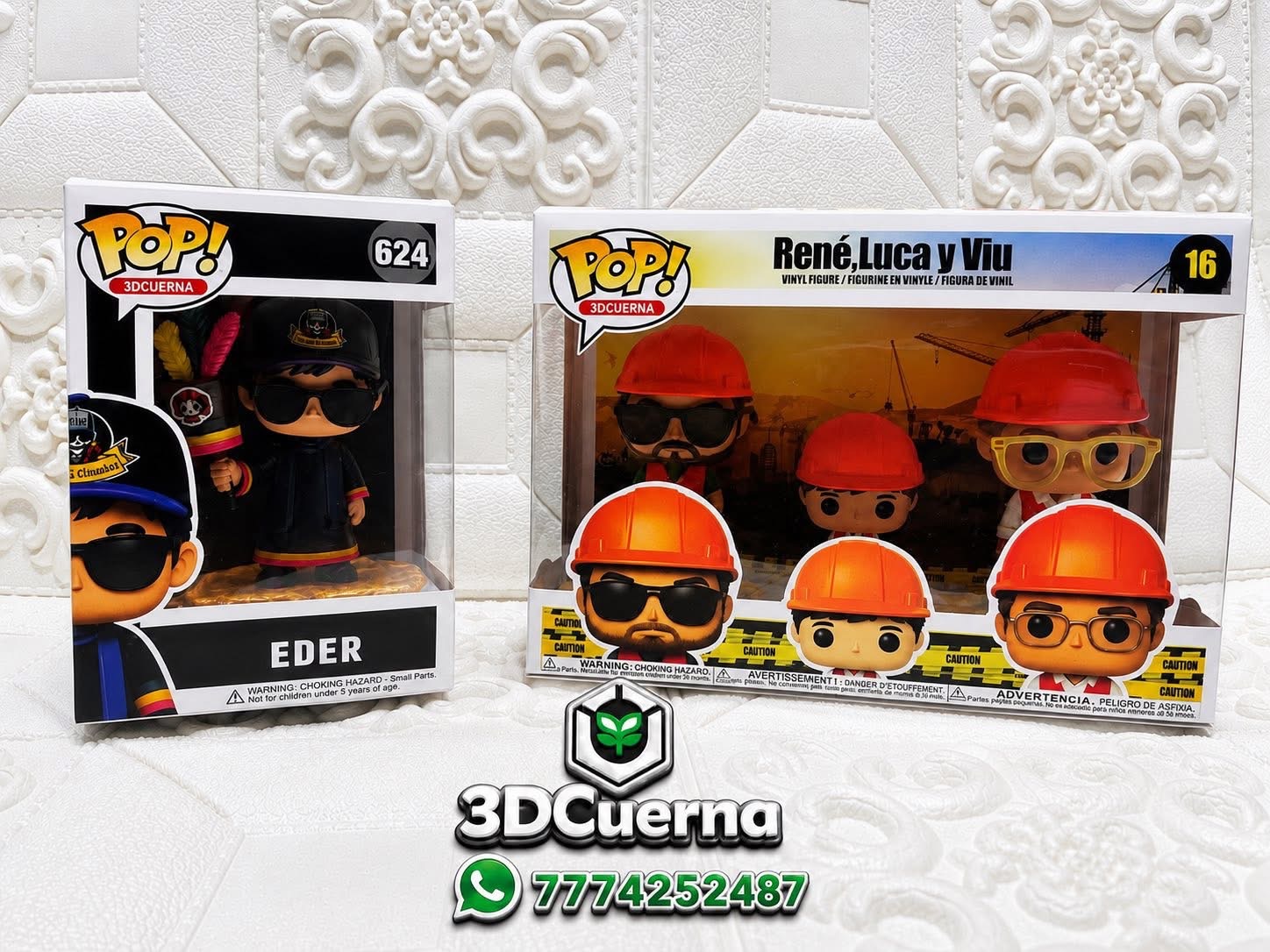 Figuras 3D personalizadas en empaque